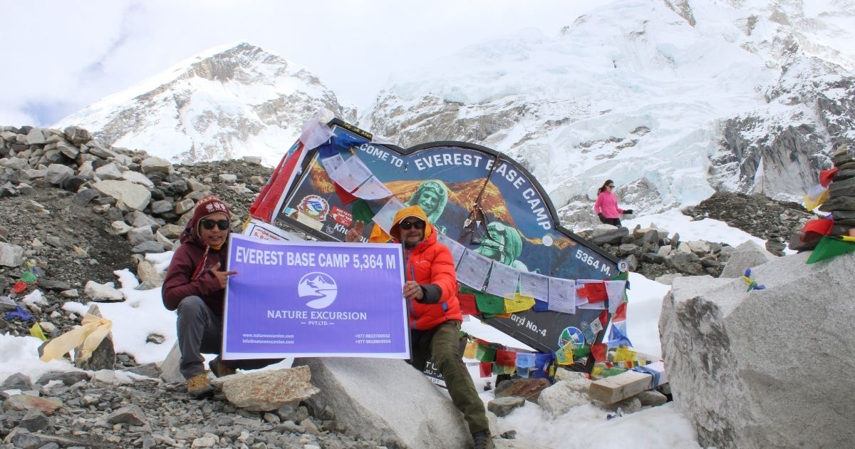 Trekkers on EBC